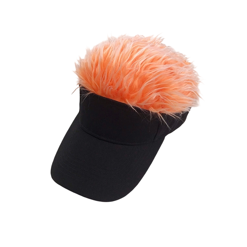Creative Wig Sun Visor Hat