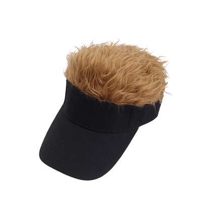 Creative Wig Sun Visor Hat