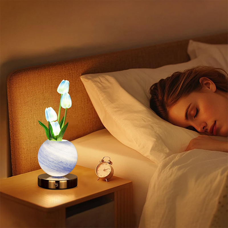 Elegant Tulip Bouquet Night Light