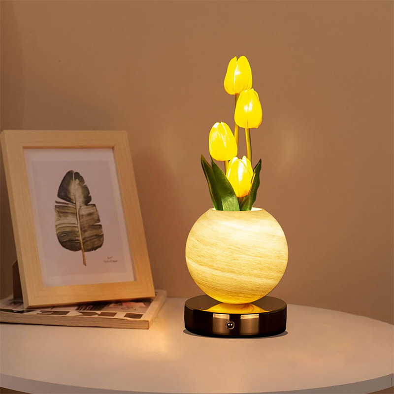 Elegant Tulip Bouquet Night Light