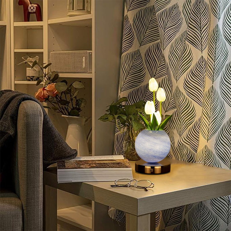 Elegant Tulip Bouquet Night Light