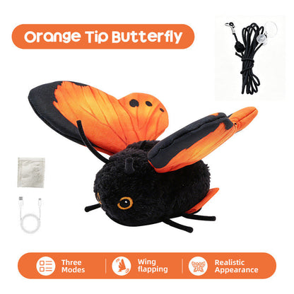 🐱Automatic Flapping Butterfly Cat Toy – Interactive Motion Teaser🦋