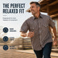 ⌛Limited-Time Offer-Men's Classic Fit Short Sleeve Striped Shirt