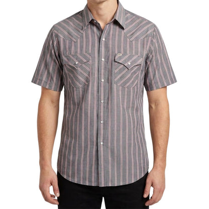⌛Limited-Time Offer-Men's Classic Fit Short Sleeve Striped Shirt