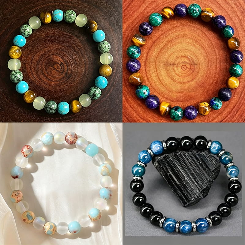Natural Stone Bead Bracelet