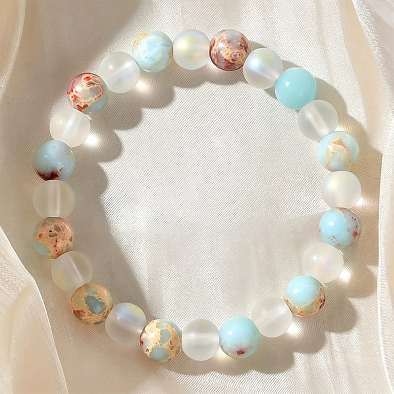 Natural Stone Bead Bracelet