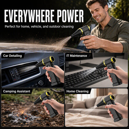 📢📢40% OFF !! ⏰Handheld Turbo Blower & Vacuum Cleaner