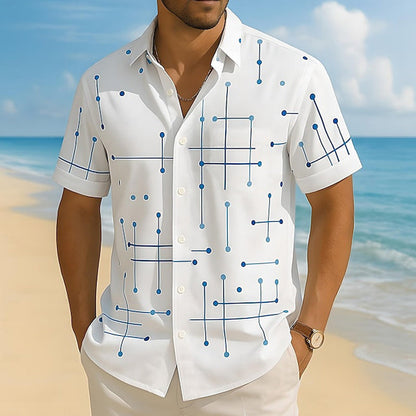 Men's Relaxed Fit Button Down Shirt