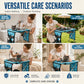 🛁 Struggle-Free Pet Grooming Starts Here – 2-in-1 foldable grooming bed that stops scratches, bites, and anxious wiggles. 😎