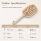 Women's Detachable Self Cleaning Vented Hairbrush