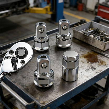 CR-V Steel Ratchet Wrench Adapter Socket Converter Set