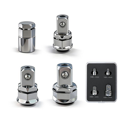 CR-V Steel Ratchet Wrench Adapter Socket Converter Set