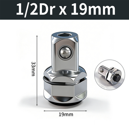 CR-V Steel Ratchet Wrench Adapter Socket Converter Set