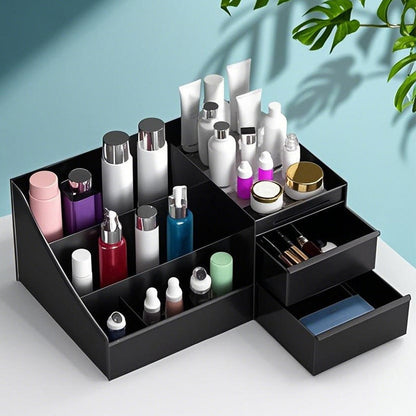 🎉 LIMITED TIME 50% OFF! 💄 Desktop Makeup Organizer with Drawers – Space-Saving PP Design, Multi-Tiered Storage & Portable Slide Drawers ✨