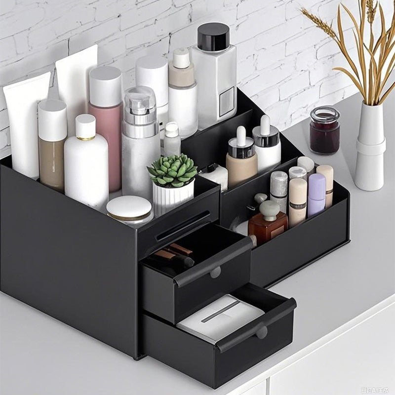 🎉 LIMITED TIME 50% OFF! 💄 Desktop Makeup Organizer with Drawers – Space-Saving PP Design, Multi-Tiered Storage & Portable Slide Drawers ✨