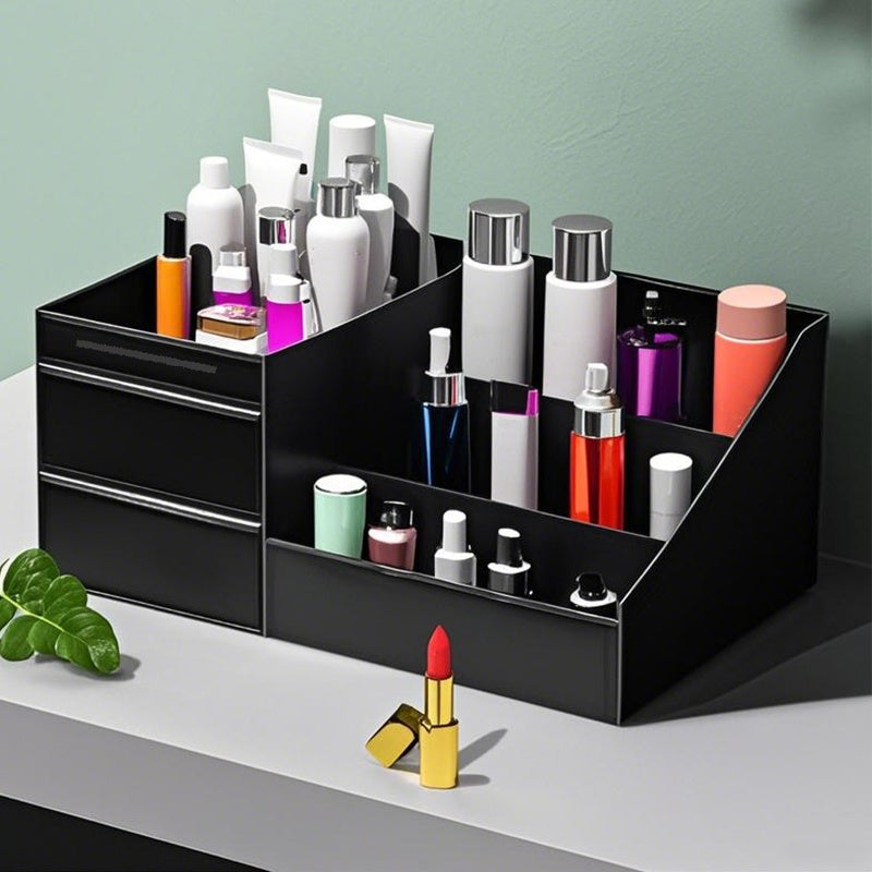 🎉 LIMITED TIME 50% OFF! 💄 Desktop Makeup Organizer with Drawers – Space-Saving PP Design, Multi-Tiered Storage & Portable Slide Drawers ✨