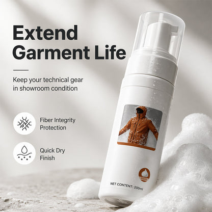 🎉 LIMITED TIME 50% OFF! 🧼 Dry Foam Cleaner For Clothes – Instant Spot Removal, No Water Needed, Protects Technical Membranes ✨