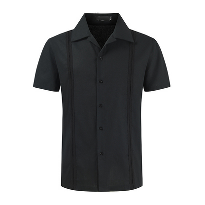 Men's Short Sleeve Cuban Guayabera Shirt 