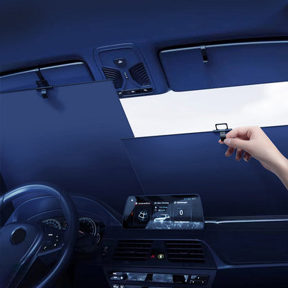 Universal Fit Retractable Windshield Shade
