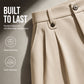 Men's Casual Wide Leg Suit Shorts