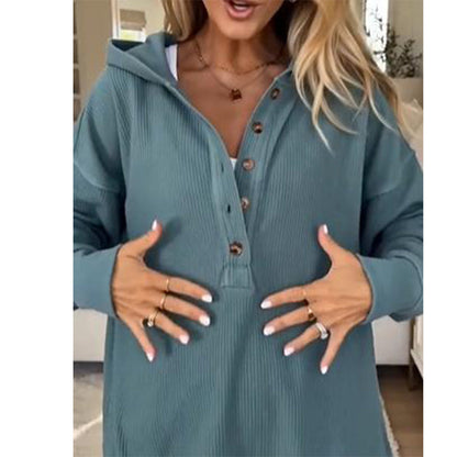 🔥 40% OFF Limited Time! Women's Casual Hoodie Top | Long Sleeve Pullover Sweatshirt for Cozy Everyday Wear & Relaxed Days