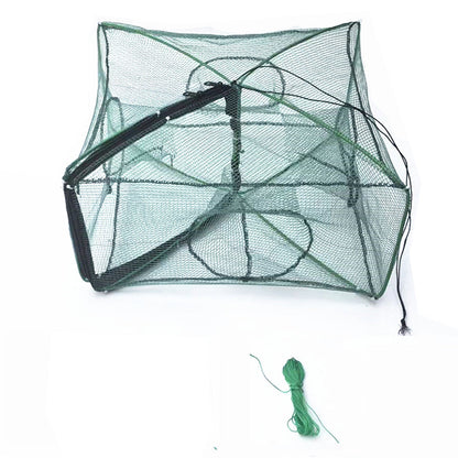 Collapsible Fishing Trap Net with Multi Entrances