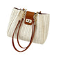 Spacious Commuter Straw Shoulder Bag