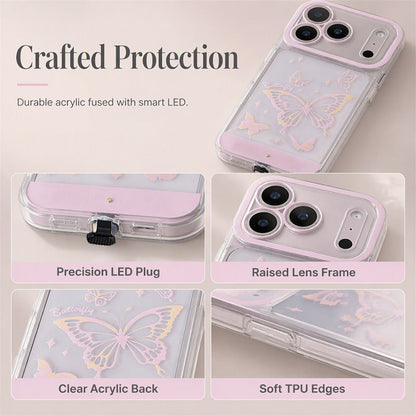 LED Light-Up Butterfly Phone Case