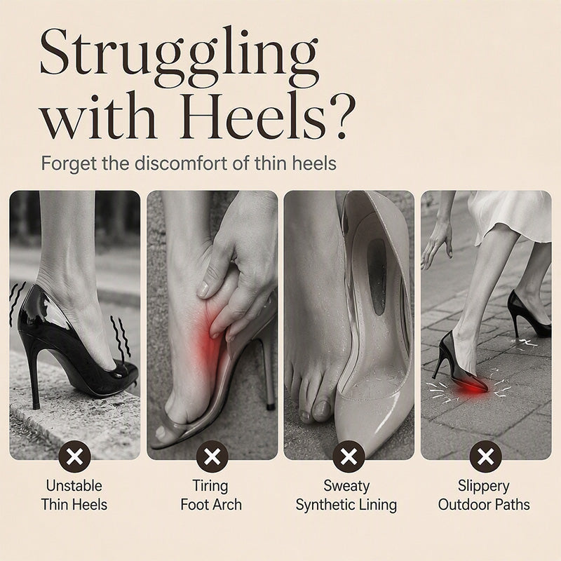 Elevated Comfort Slide Heels