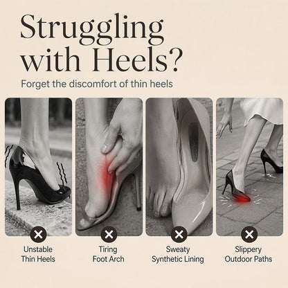Elevated Comfort Slide Heels