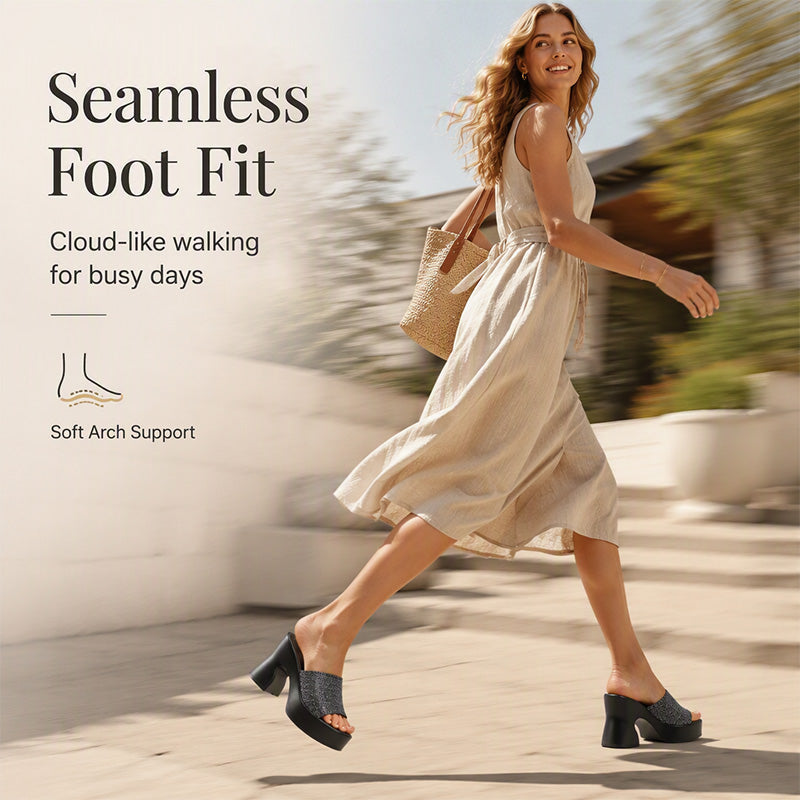 Elevated Comfort Slide Heels
