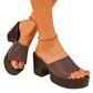 Elevated Comfort Slide Heels