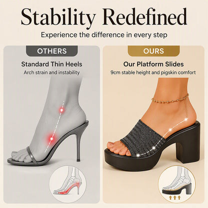 Elevated Comfort Slide Heels