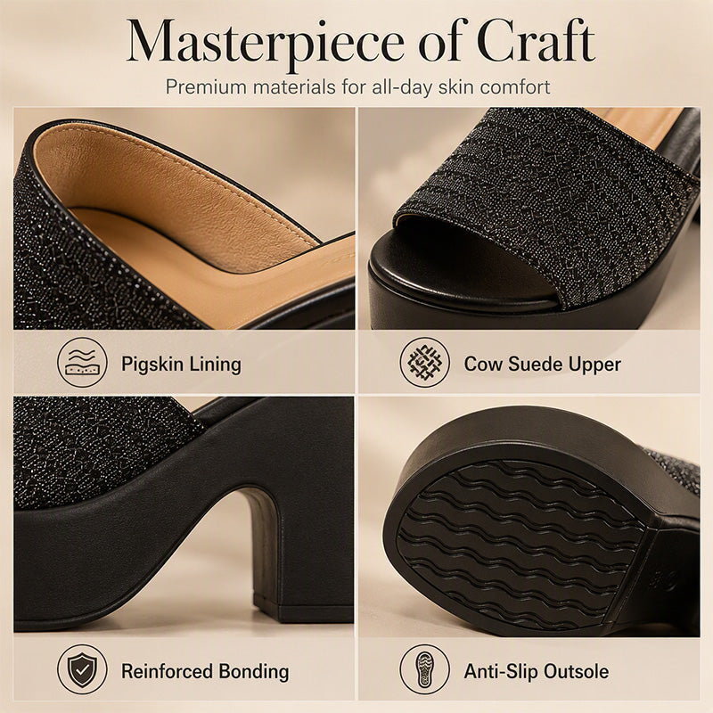 Elevated Comfort Slide Heels