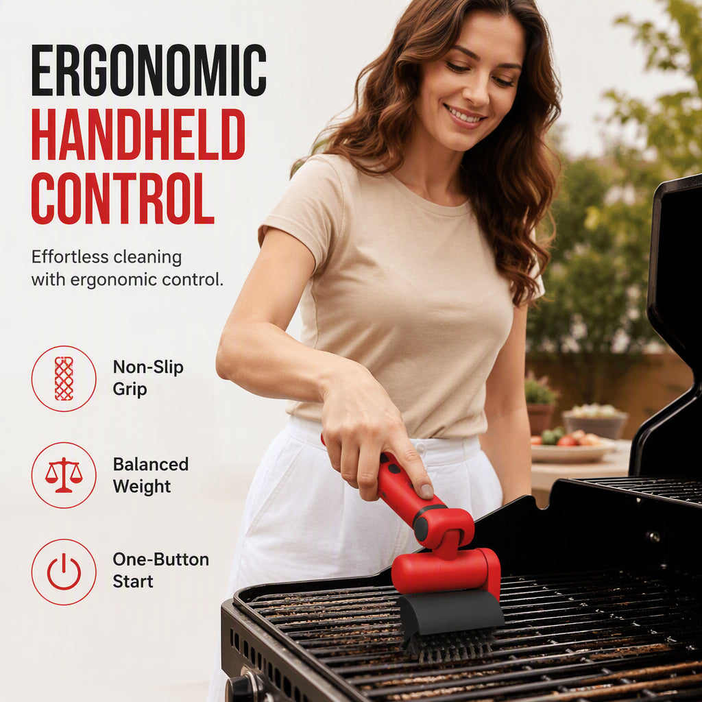 Electric BBQ Grill Cleaning Brush