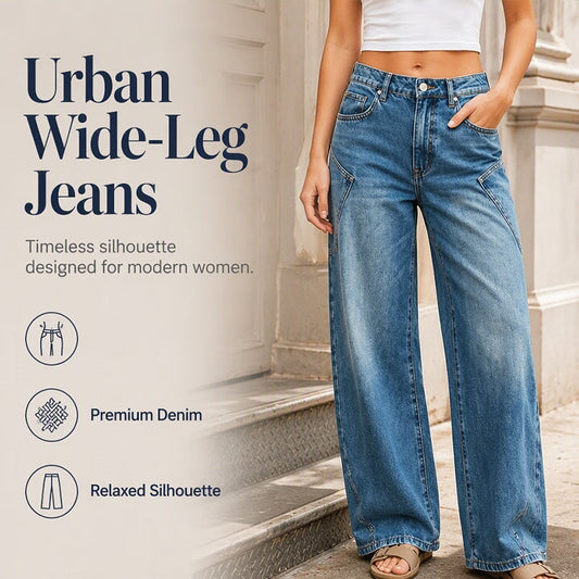 Women's Casual Wide Leg Jeans