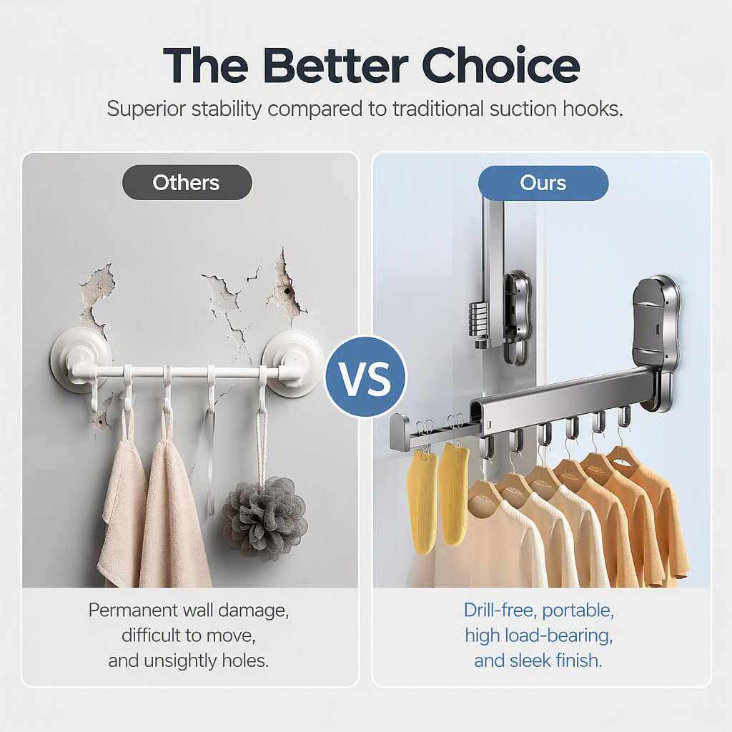 Space-Saving Drying Rack