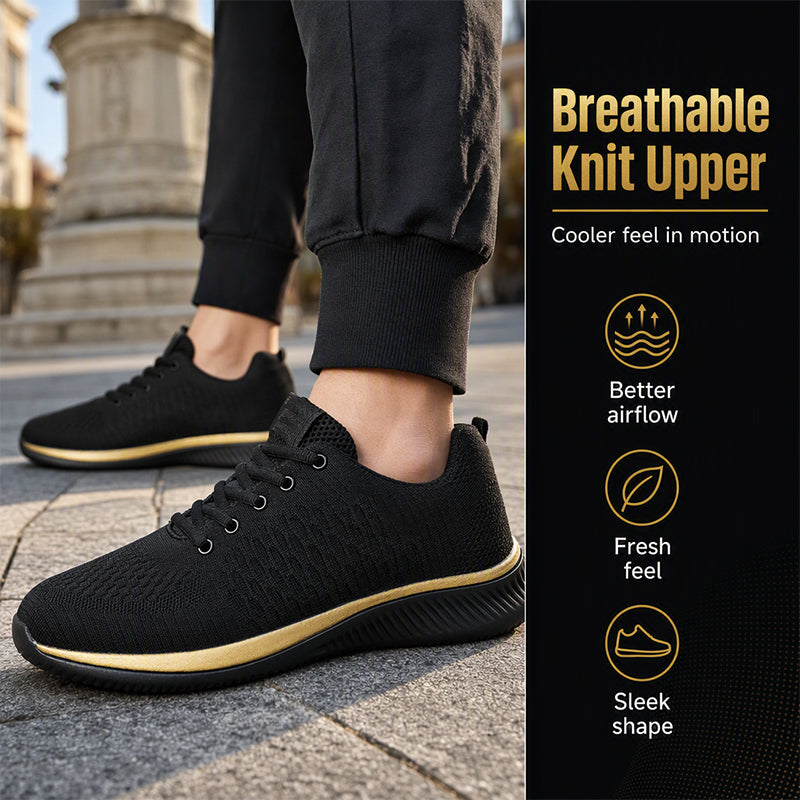 Men's Korean Style Lace-Up Lightweight Casual Loafers