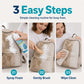 🛡️ Waterless Backpack Foam Cleaner Stain and Odor Remover for Canvas and Nylon Bags 100ml