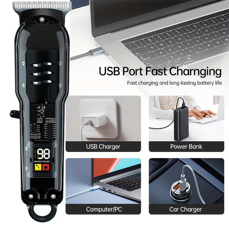 Precision LCD Hair Clipper