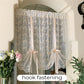 🌸LIMITED-TIME 50% OFF!⏰Embroidered Floral Tie-Up Sheer Curtain