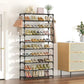 10-Tier Vertical Shoe Rack Organizer
