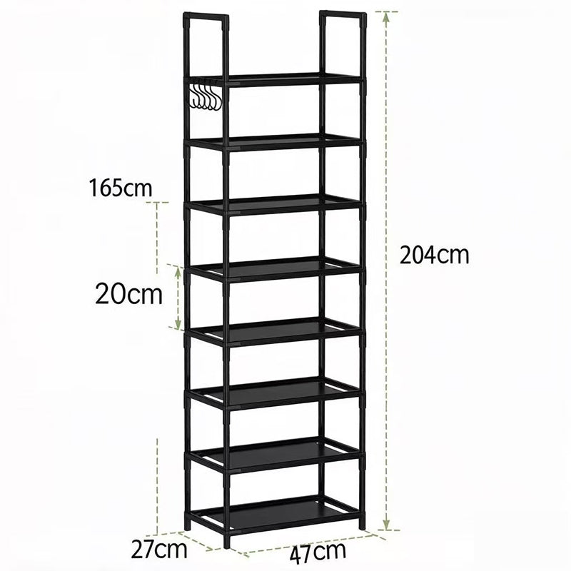 10-Tier Vertical Shoe Rack Organizer