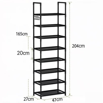 10-Tier Vertical Shoe Rack Organizer