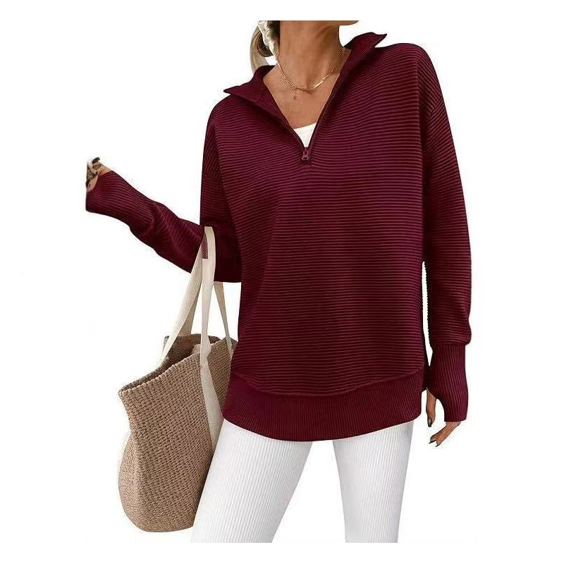 🍂 Fall & Winter New Arrivals – Limited Time 40% OFF🔥Women's Quarter Zip Pullover Sweater