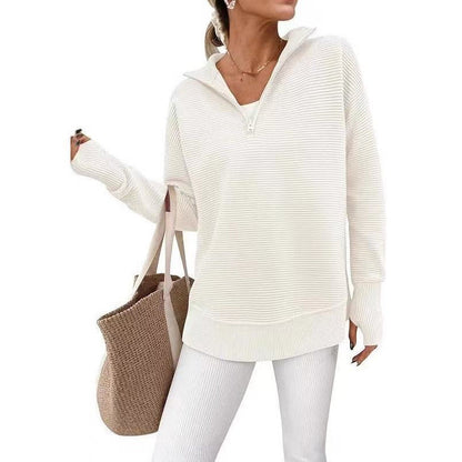 🍂 Fall & Winter New Arrivals – Limited Time 40% OFF🔥Women's Quarter Zip Pullover Sweater