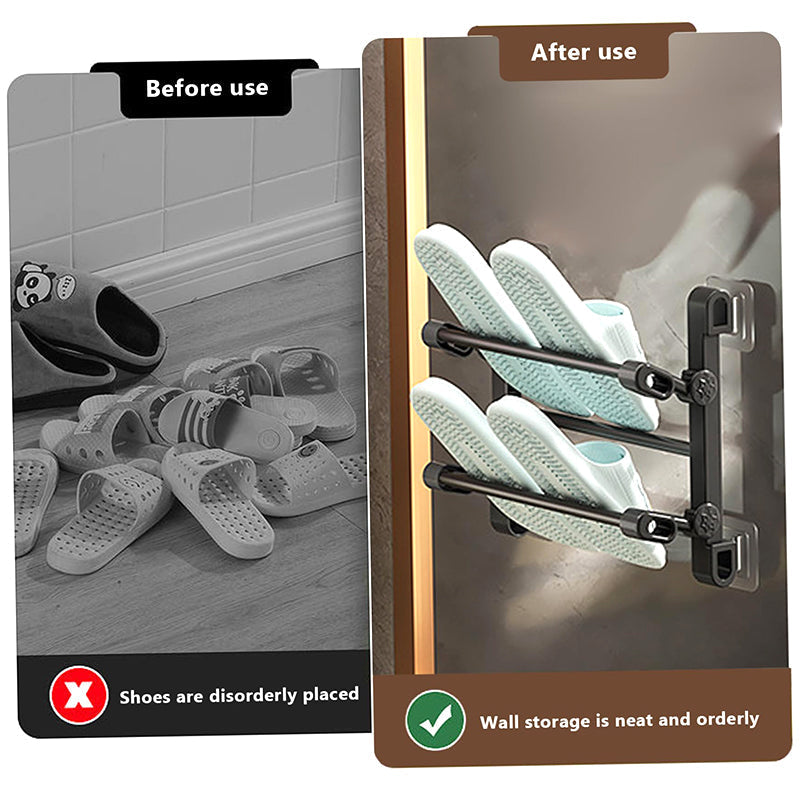 Foldable Door Shoe Rack