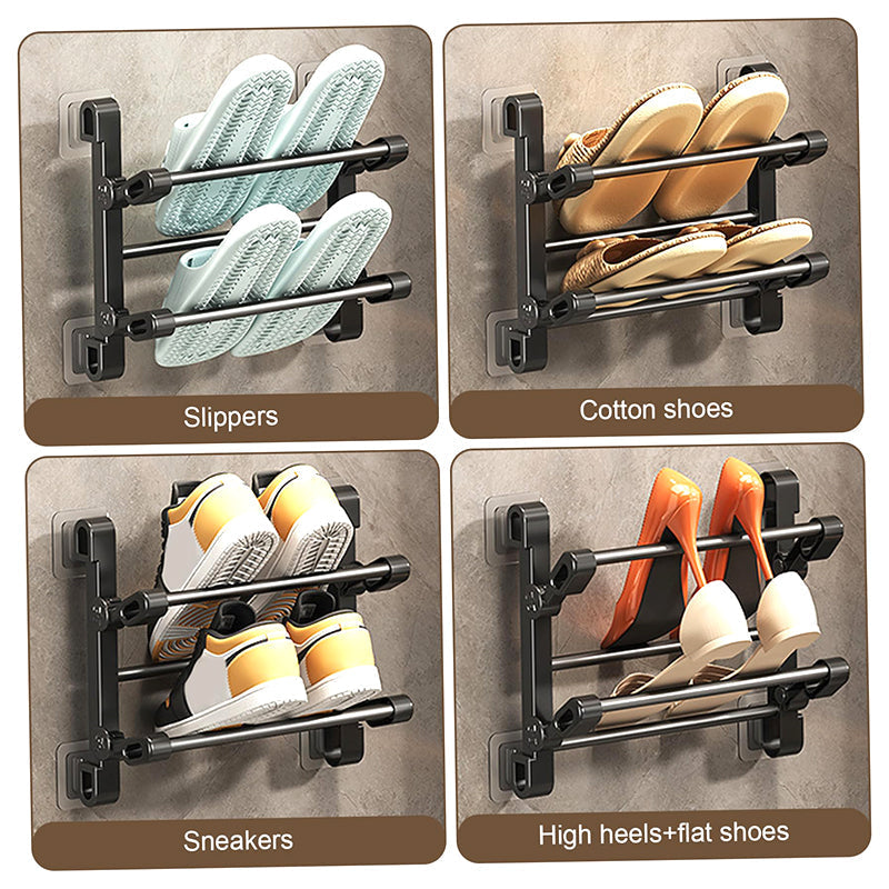Foldable Door Shoe Rack