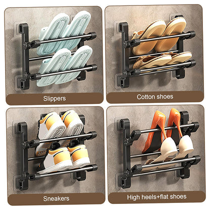 Foldable Door Shoe Rack