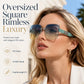 Rimless Square Sunglasses for Women